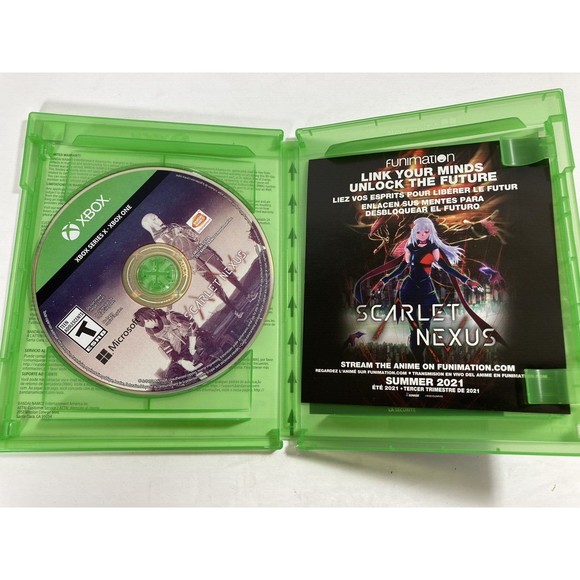 USED - XBOX SERIES ONE/X - Scarlet Nexus - Microsoft Xbox Series X|S - Picture 3 of 3